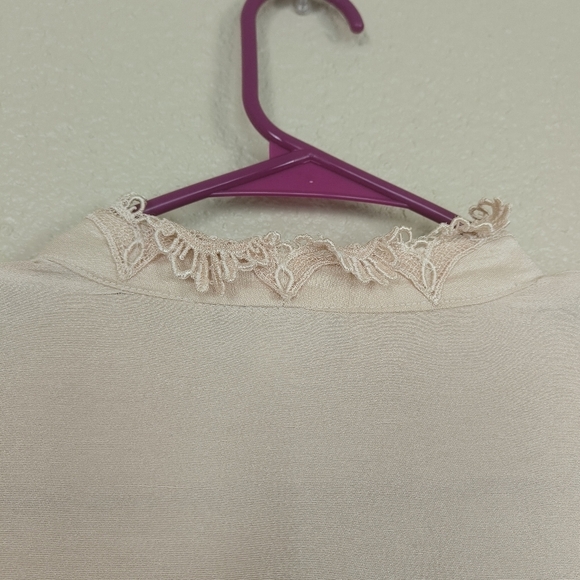 vintage Cachet by Bari Protas women's jacket with lace at the edge size 11/12 - Picture 8 of 14